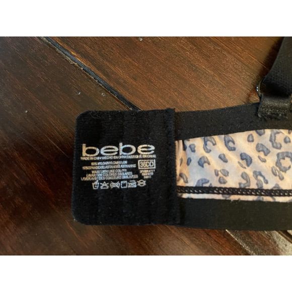 Bebe Leopard Print Bra 36DD - Picture 3 of 3